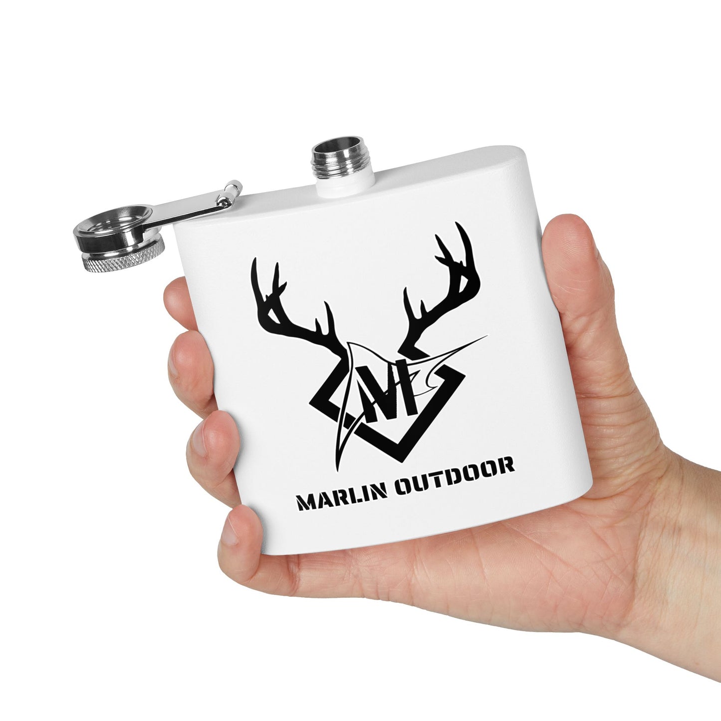 Marlin Outdoor Stainless Steel Flask, 6oz