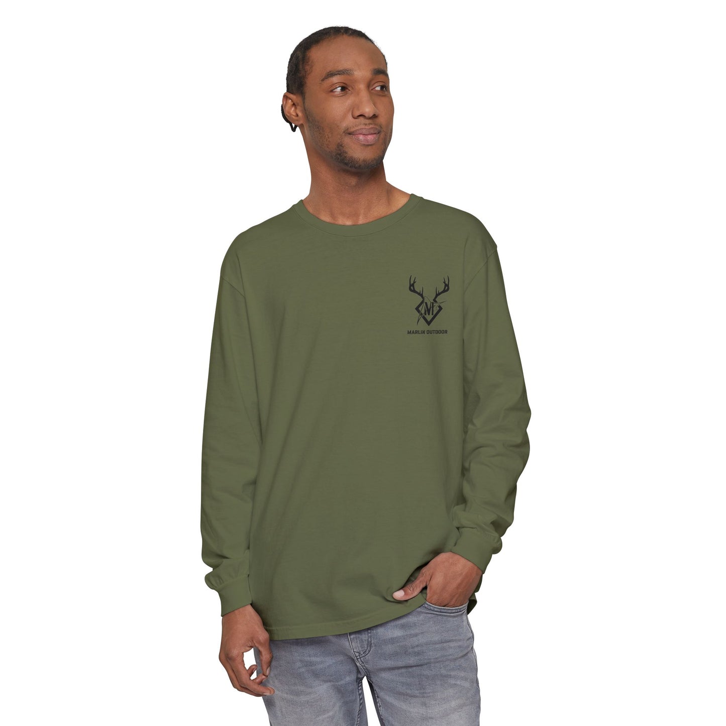 Home is Where the Hunt Is Long Sleeve - Outdoorsy Apparel, Gift for Hunters, Fall Fashion, Nature Lover Shirt
