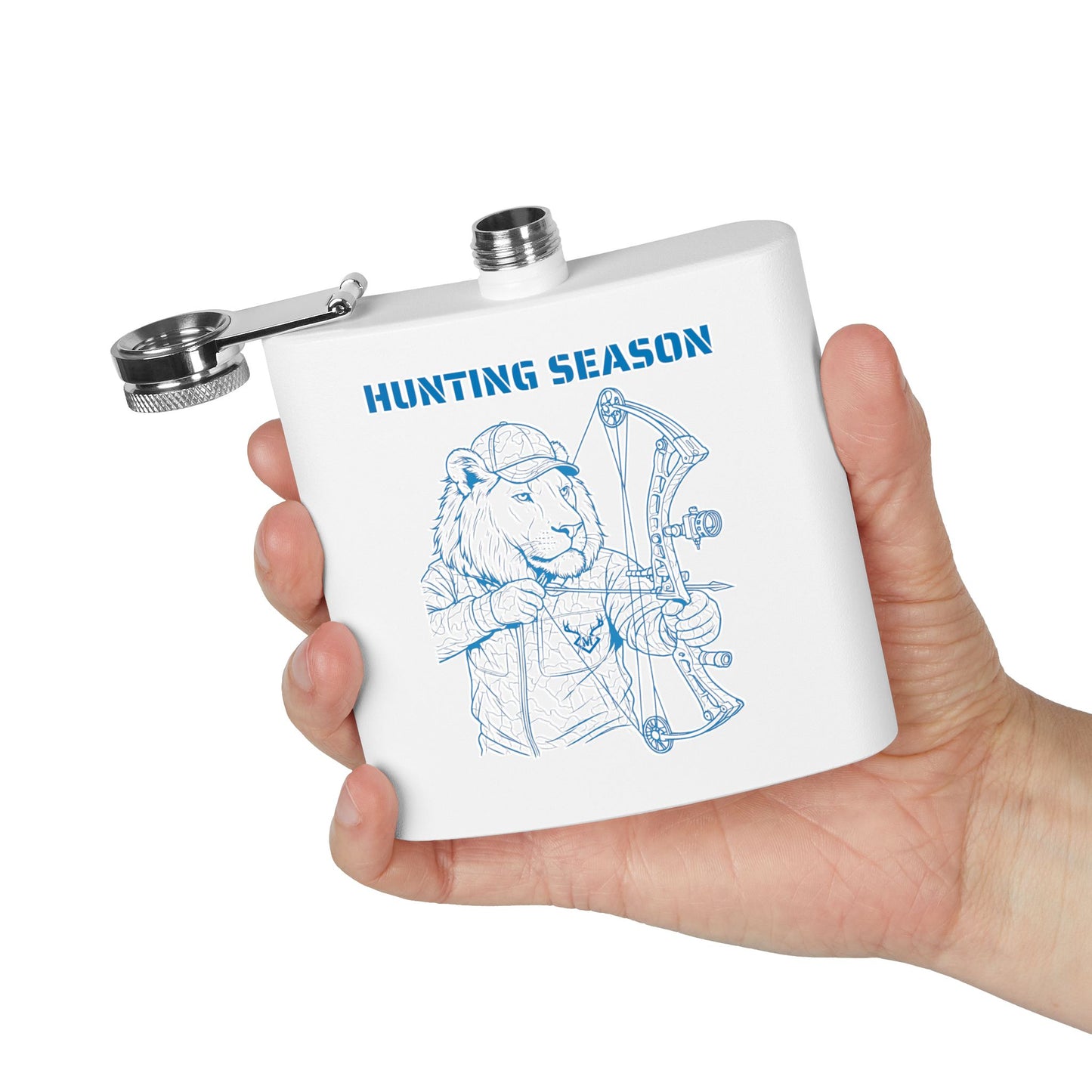 Hunting Season Stainless Steel Flask, 6oz