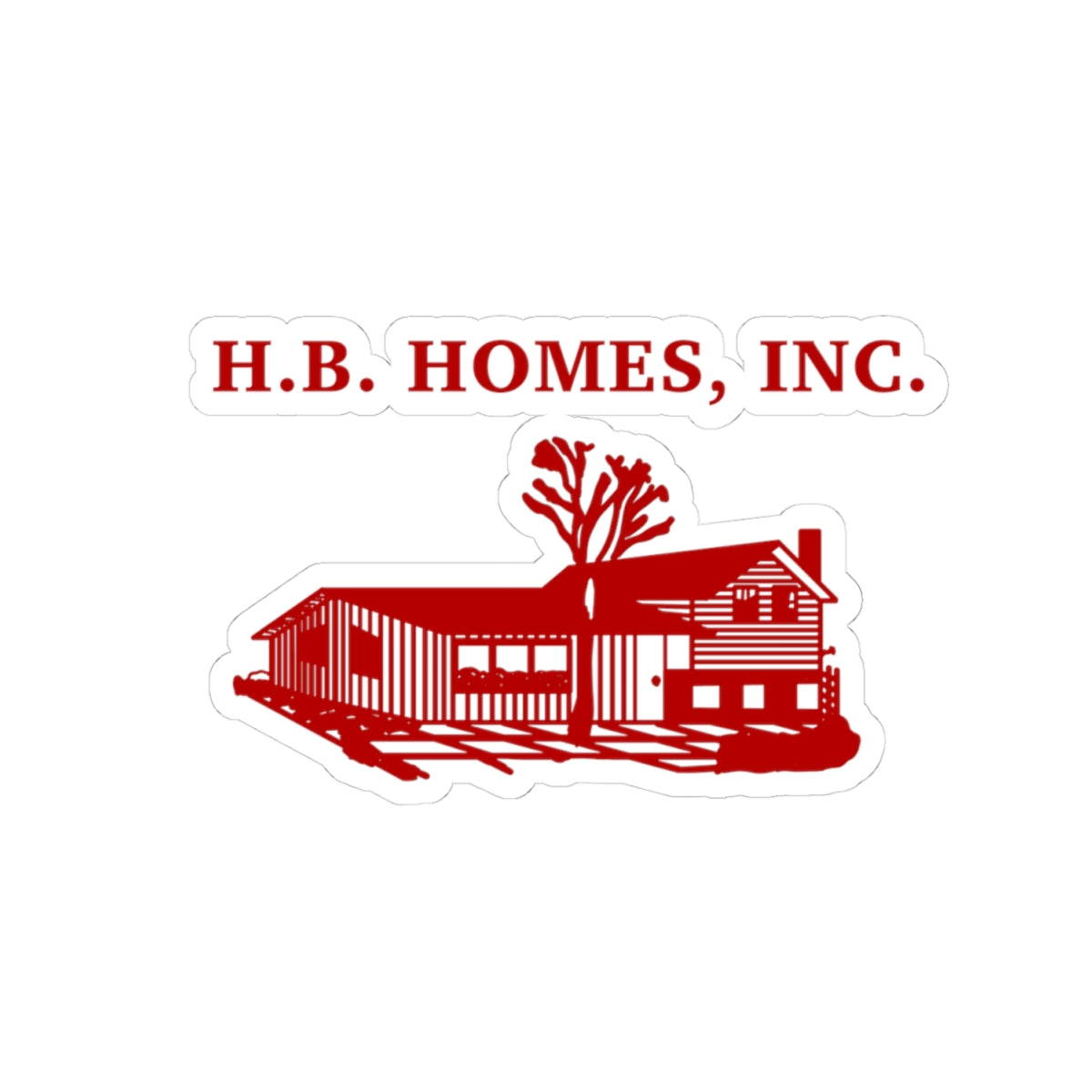 H.B. Homes Sticker