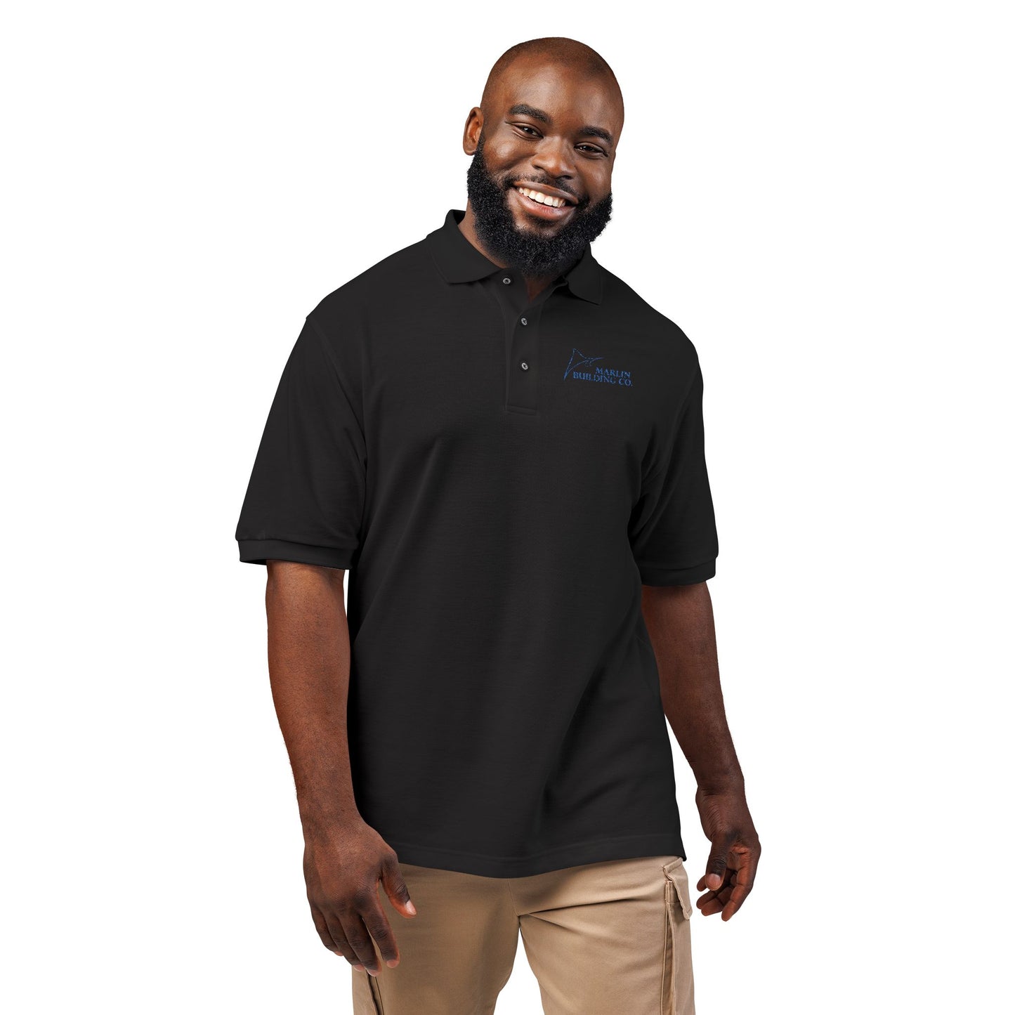 Marlin Building Company Embroidered Polo