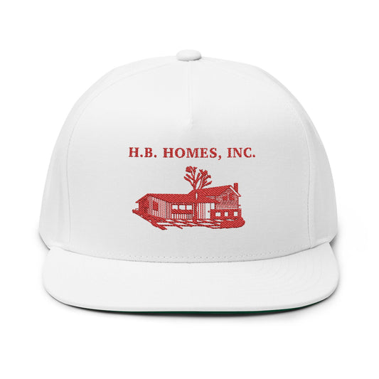 HB Homes Classic Flat Bill Hat, Embroidered