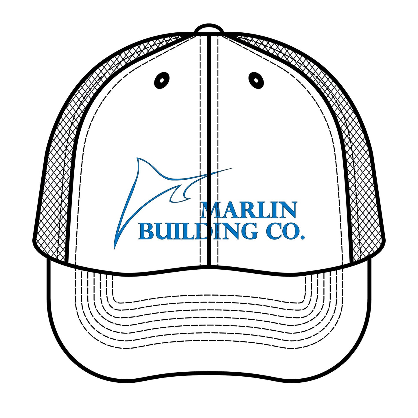 Marlin Building Retro Trucker Hat