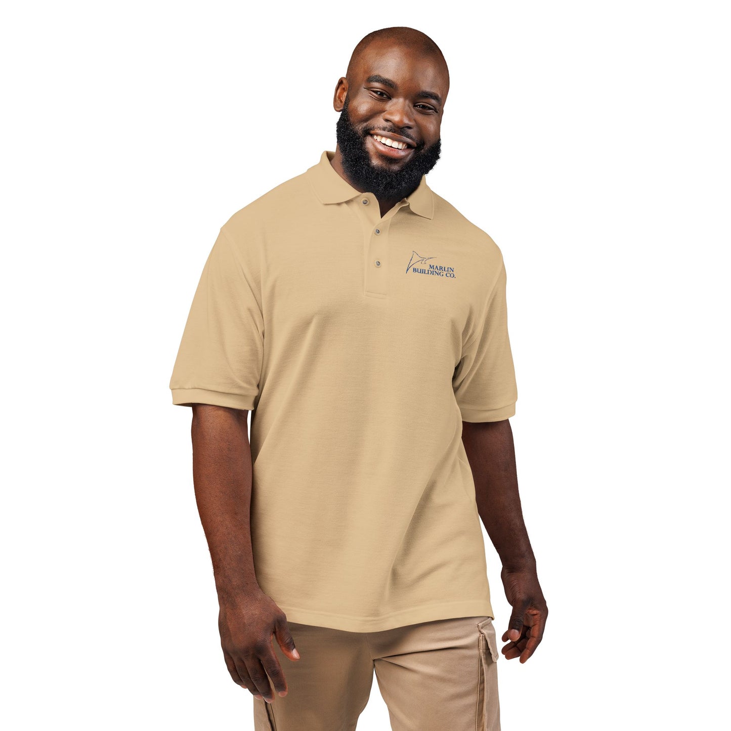 Marlin Building Company Embroidered Polo