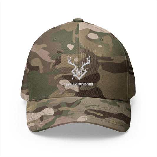 Marlin Outdoor Camo Embroidered Cap