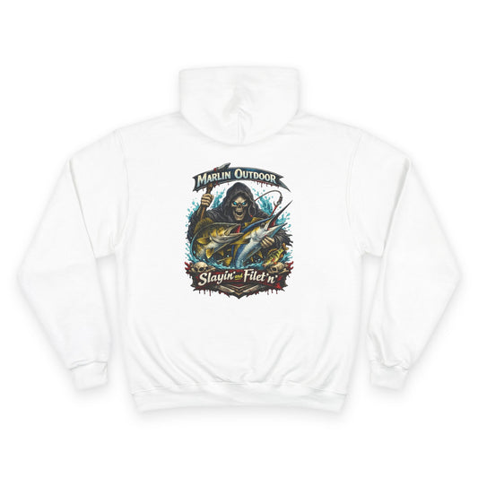 Marlin Outdoor Slayin' n Filet'n" Graphic Champion Hoodie