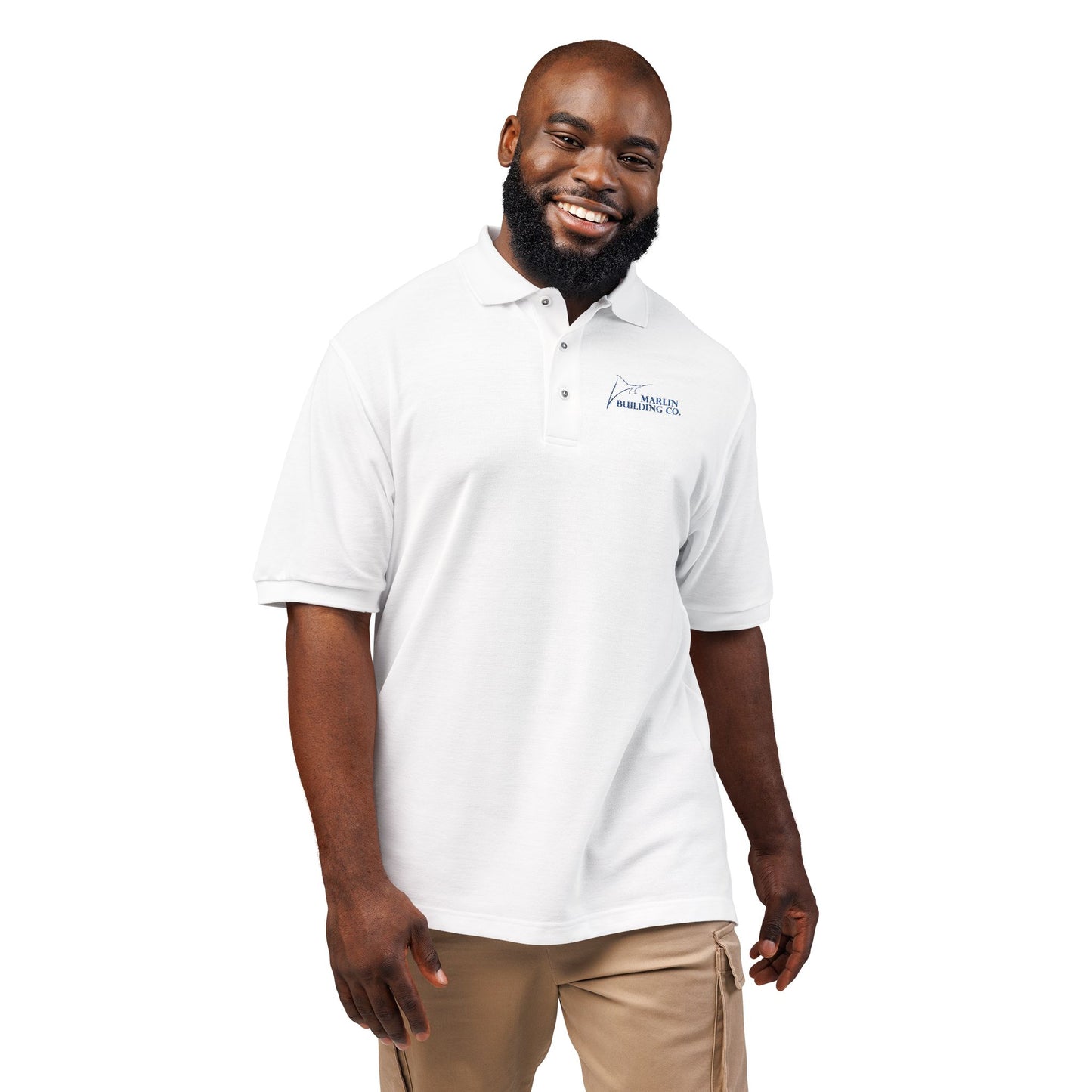 Marlin Building Company Embroidered Polo